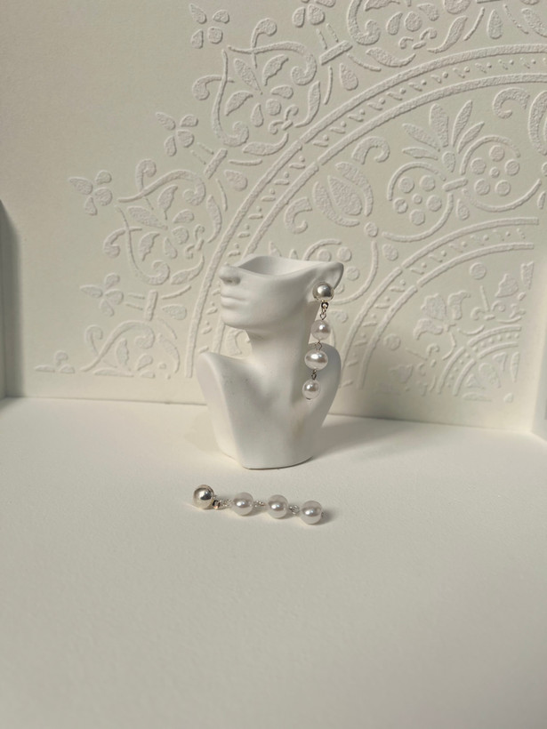 گوشواره مروارید مهره