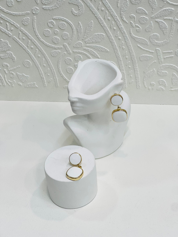 گوشواره میناکاری آویز رنگی